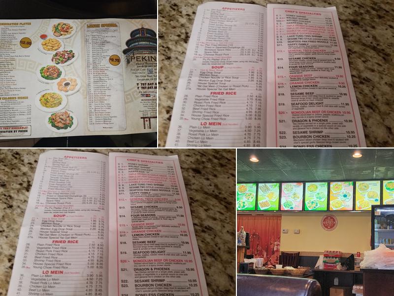 Peking Menu