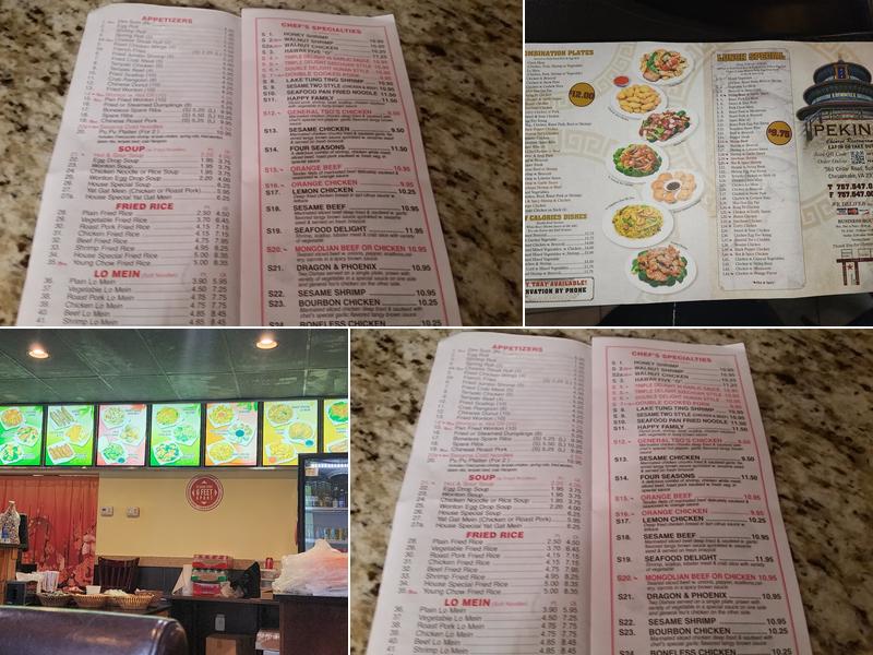Peking Menu
