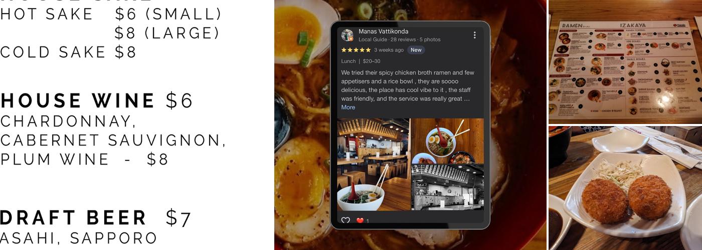Hanabi Ramen Carrollton Menu