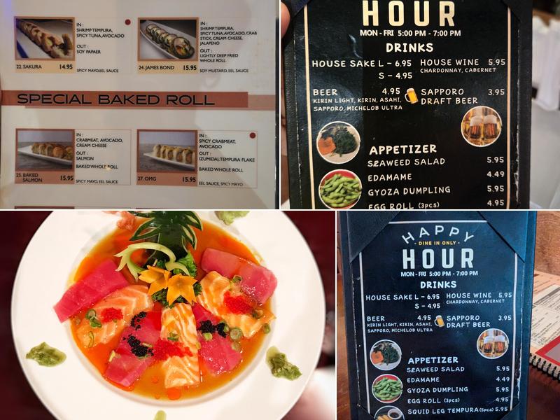 Hon Sushi Menu