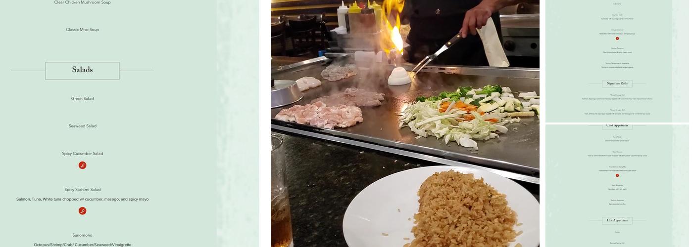 Kamugi Japanese Steakhouse & Sushi Menu