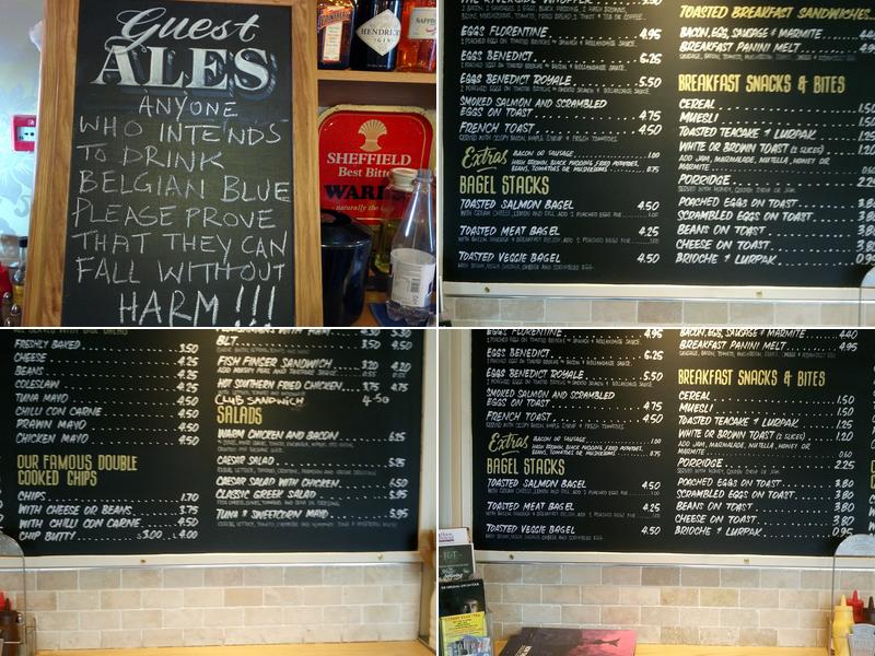 Riverside Cafe & Bar Menu