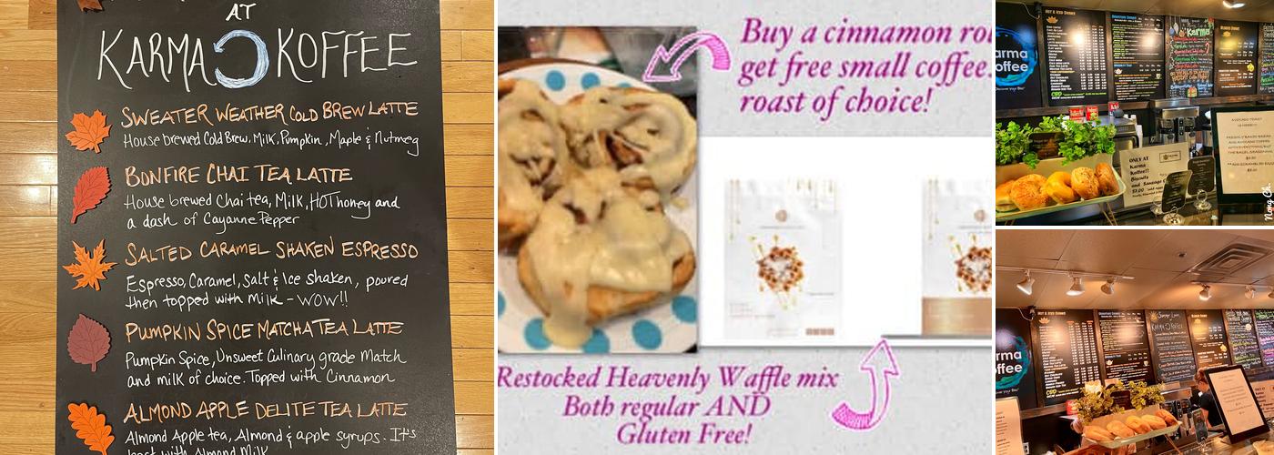 Karma Koffee LLC Menu