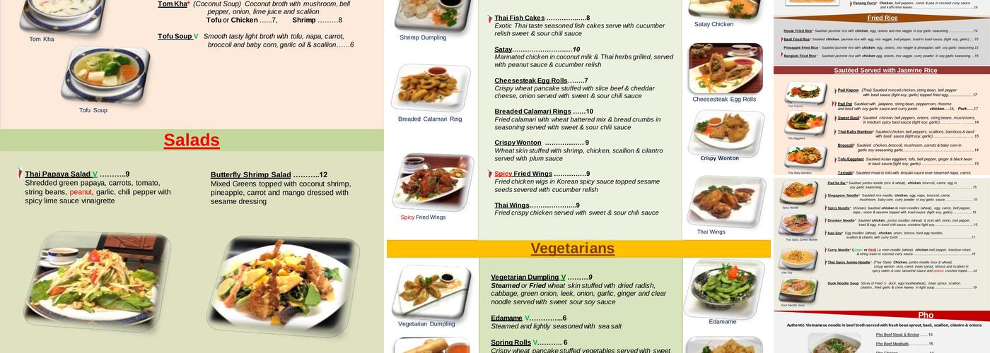 Nooddi - Thai Chef Menu