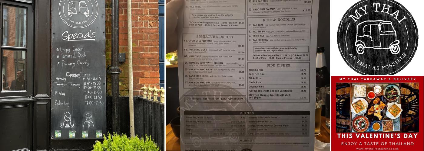 My Thai Menu
