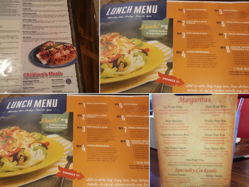 Casa Olé Menu