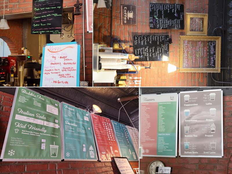 The Lost Canvas Coffee Menu