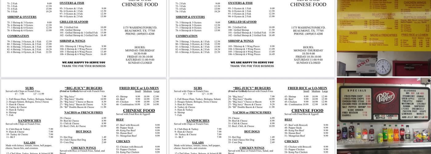 Martha's Menu