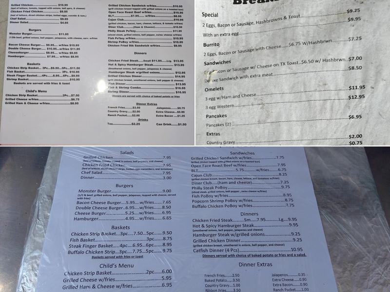 Olde Time Diner Menu