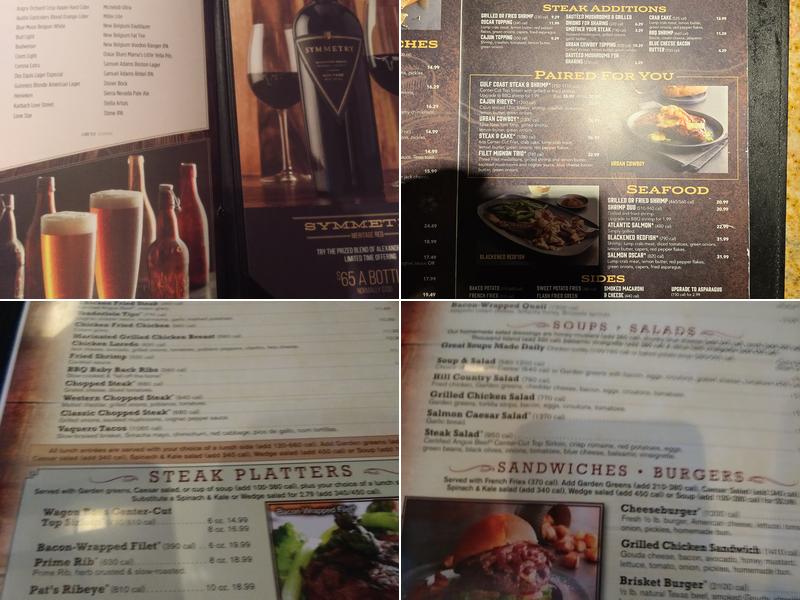 Saltgrass Steak House Menu