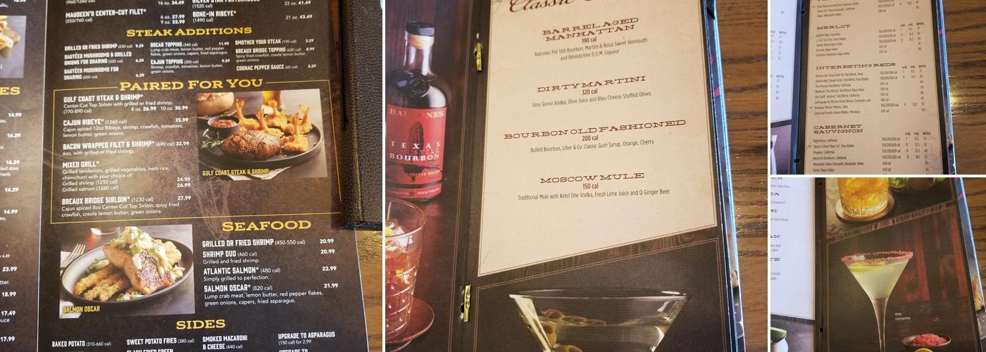 Saltgrass Steak House Menu