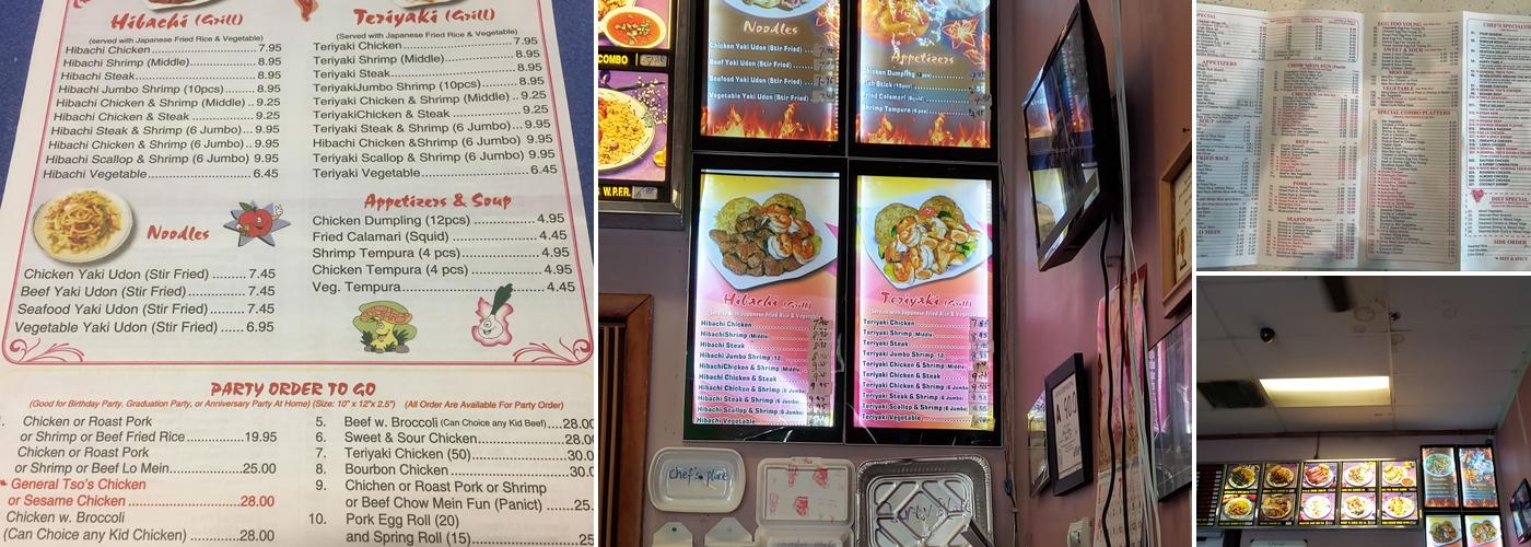 New Star Chinese & Hibachi Restaurant Menu