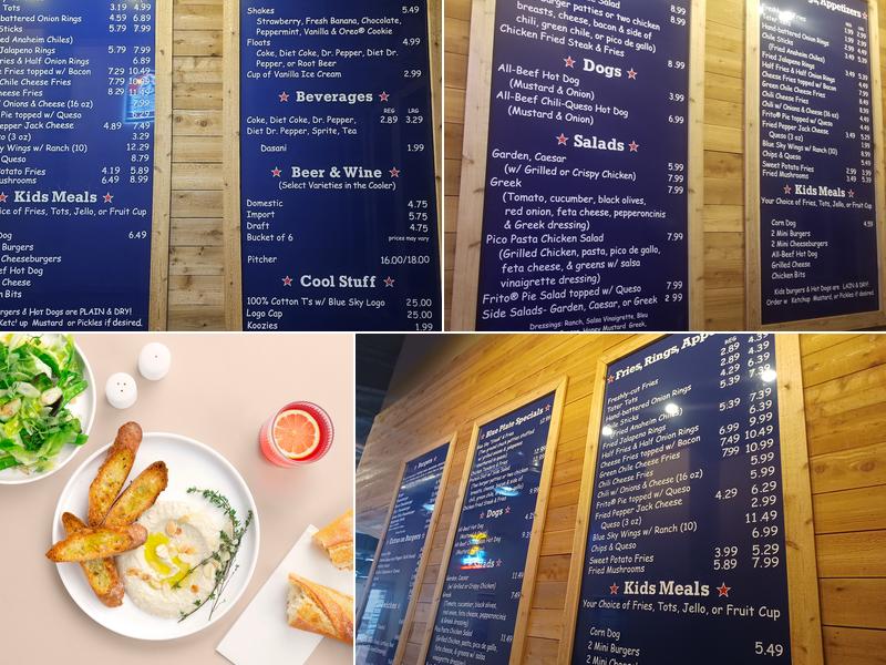 Blue Sky Menu