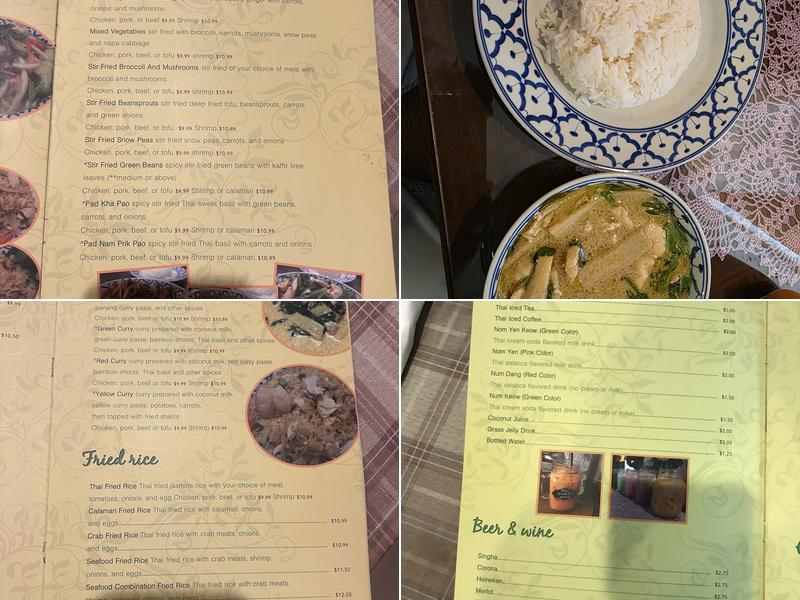 Ann's Thai Kitchen Menu
