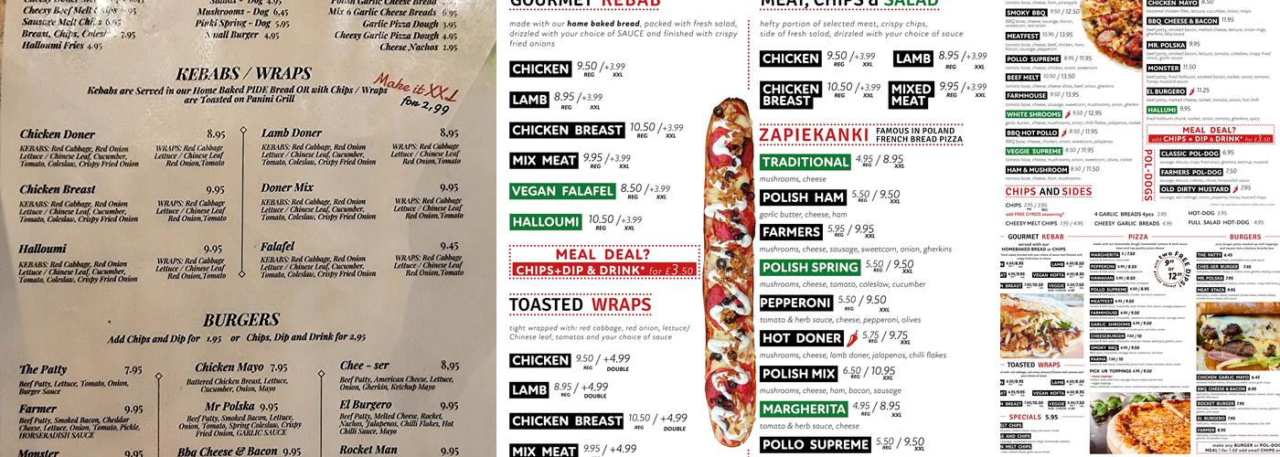 SAUCE kebab & pizza Menu