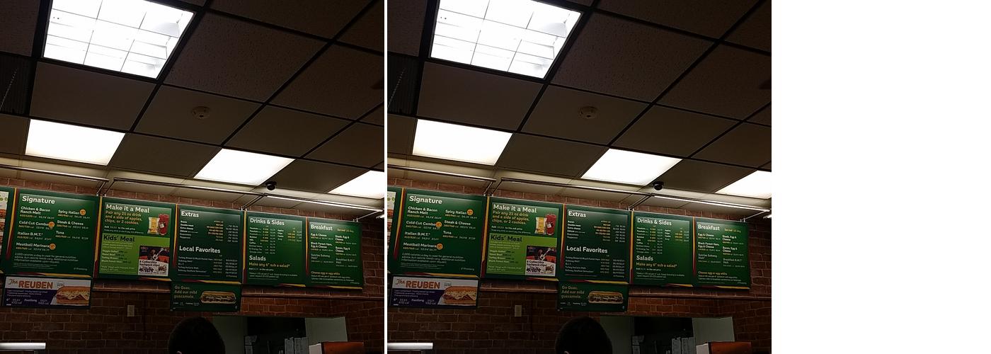 Subway Menu