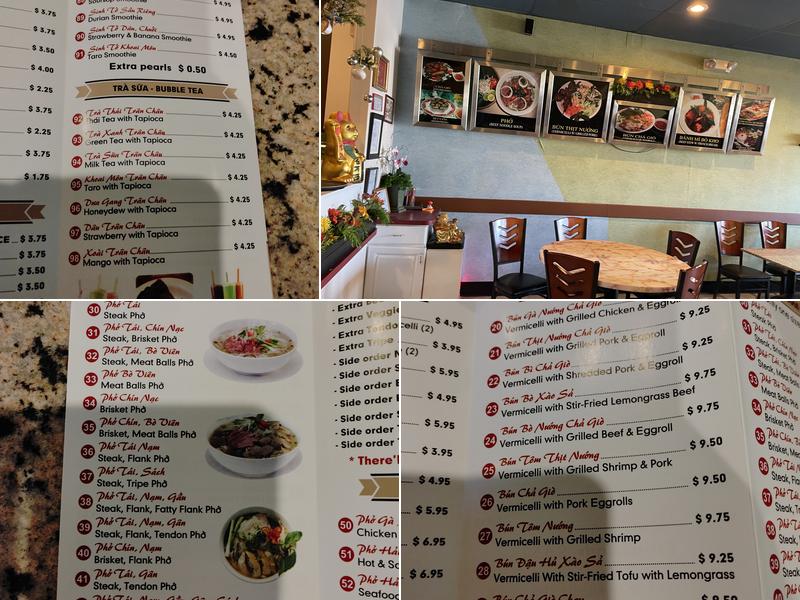 Pho Nhu Vu Menu