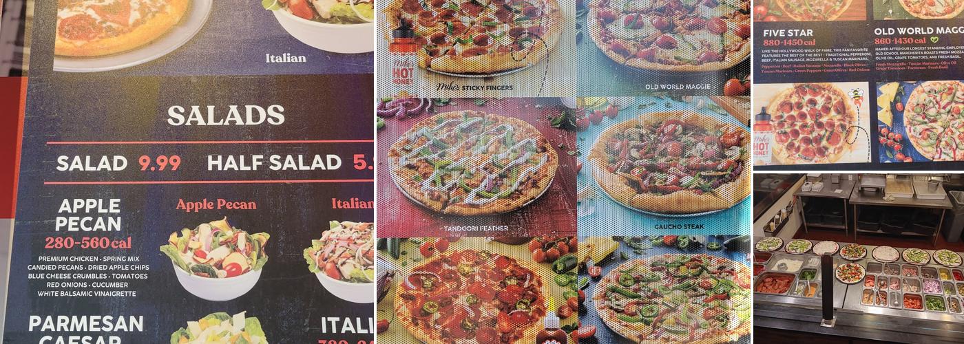 Pie Five Pizza Menu