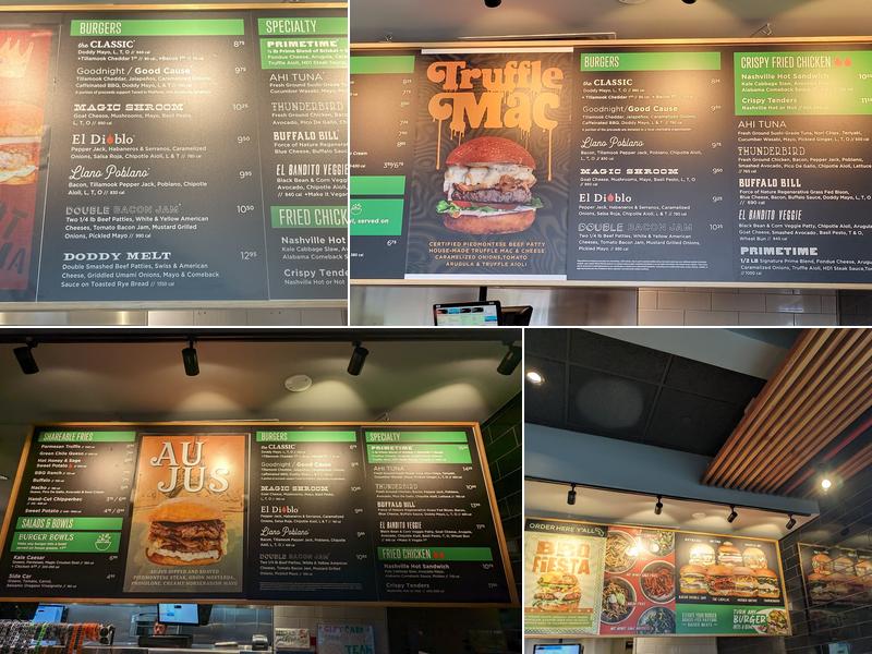 Hopdoddy Burger Bar Menu