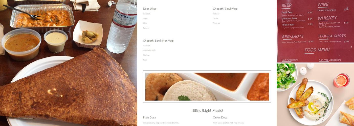 Chopathi India Kitchen Menu