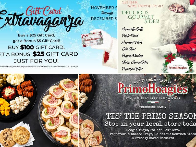 PrimoHoagies Menu