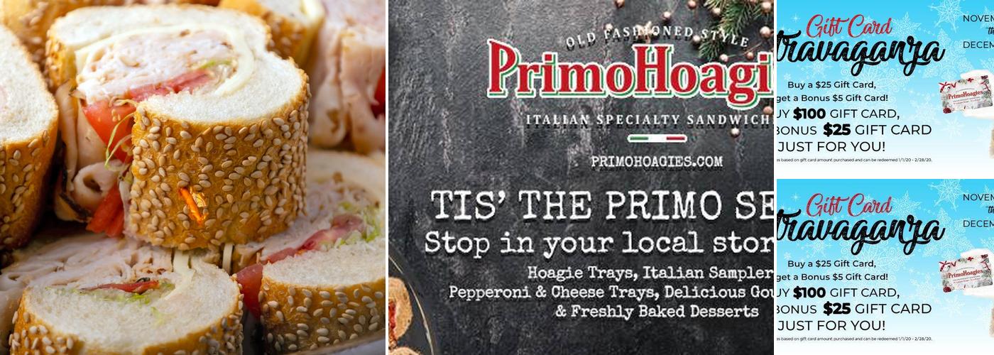 PrimoHoagies Menu