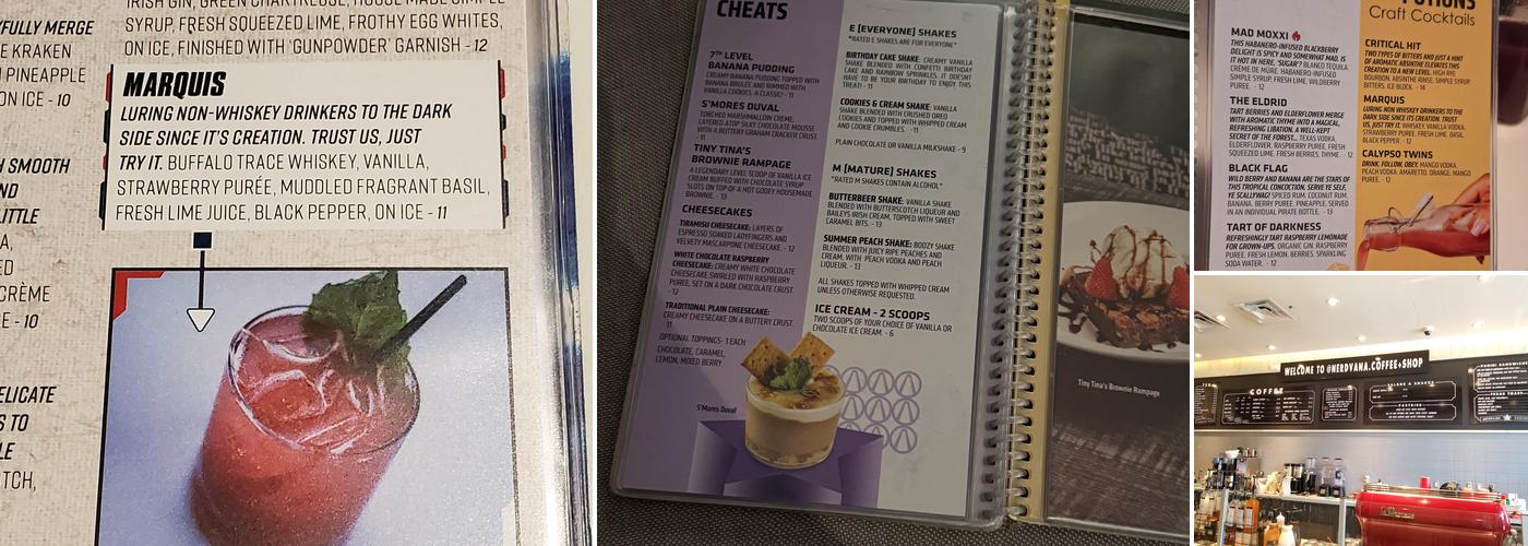 Nerdvana Menu