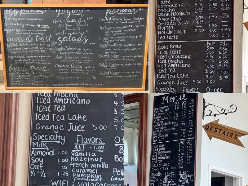 Volo Coffeehouse Menu