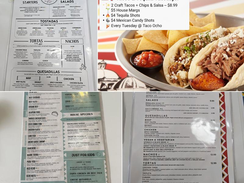 Taco Ocho - Frisco Menu