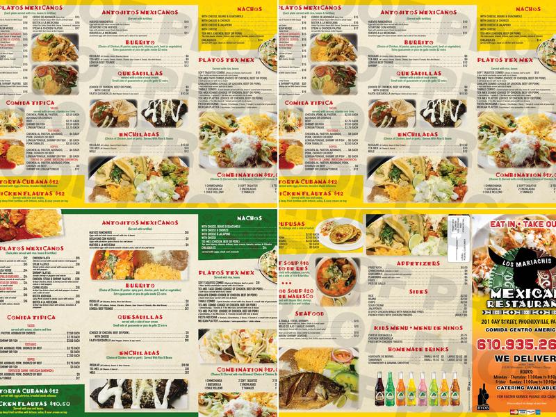 Los Mariachis Menu