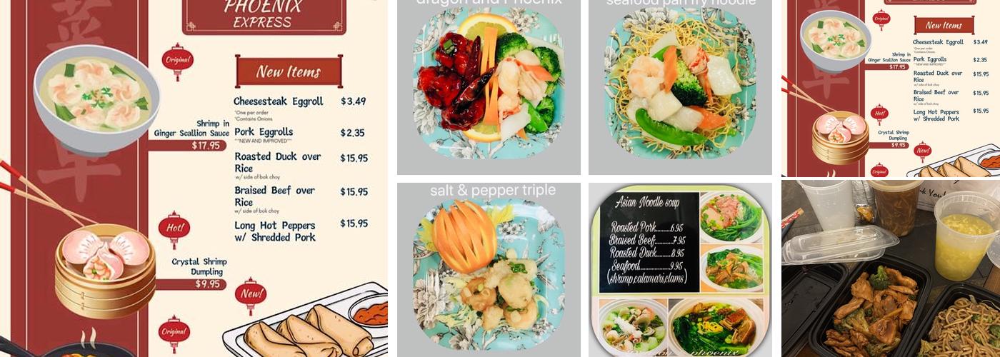 Dragon & Phoenix Express Menu