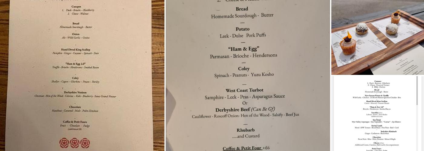 The Bulls Head Restaurant & Pub Menu