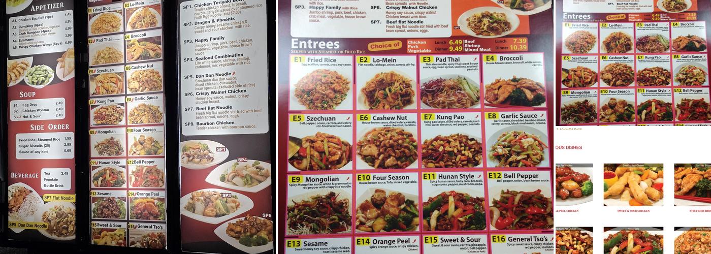 Wok Xpress Menu