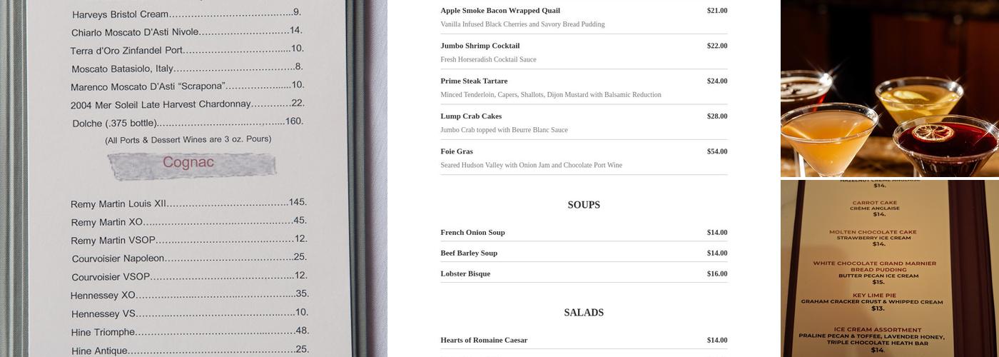 Mignon Menu