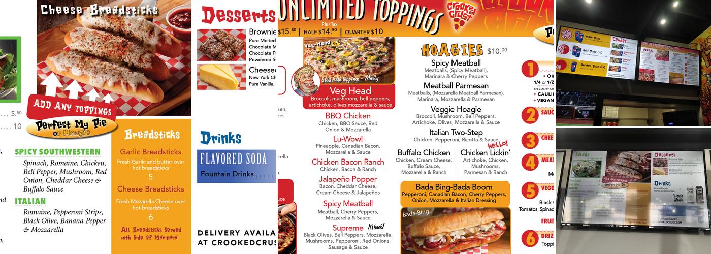 Crooked Crust Menu