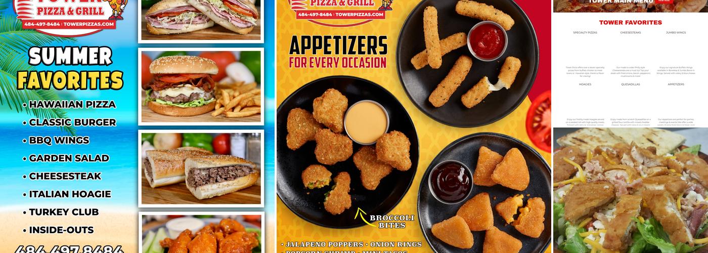 Tower Pizza Menu