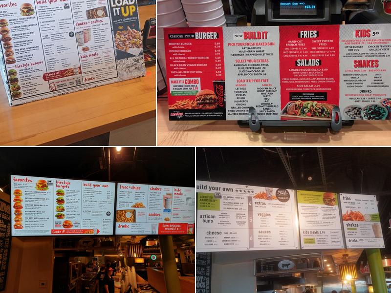 MOOYAH Burgers, Fries & Shakes Menu