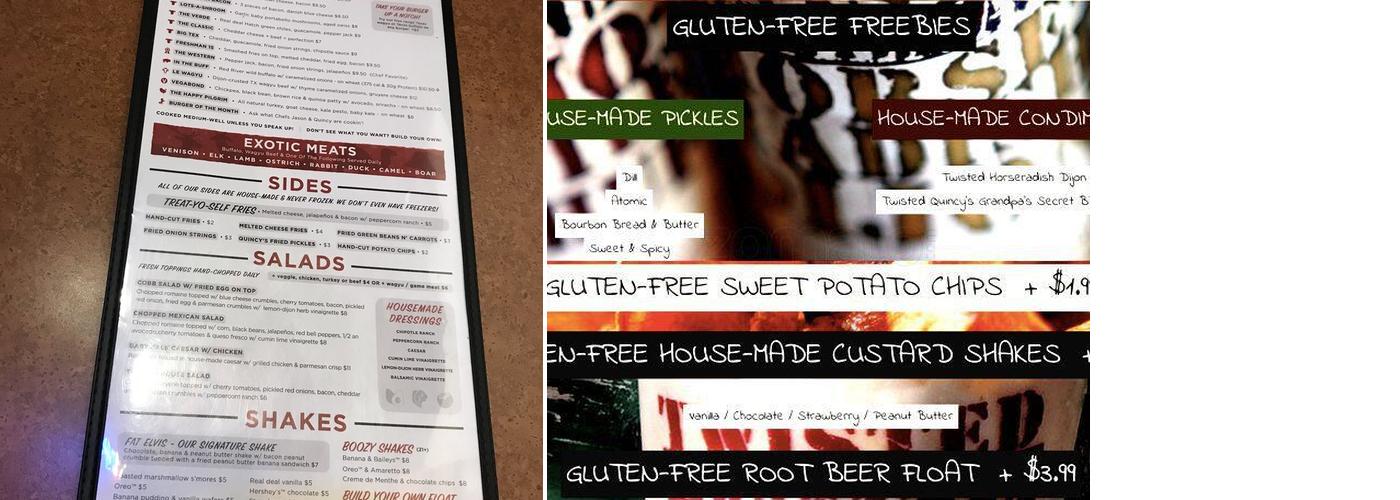 Twisted Root Burger Co. Menu