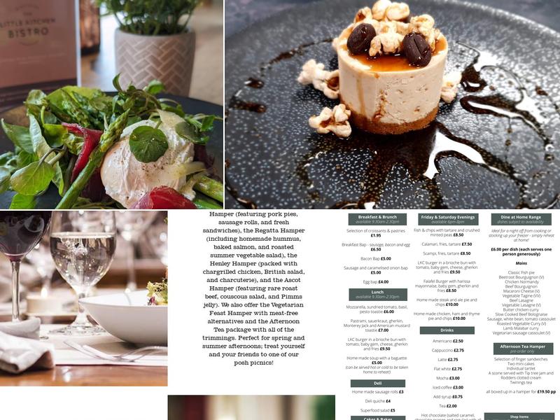 The Little Kitchen Bistro Menu