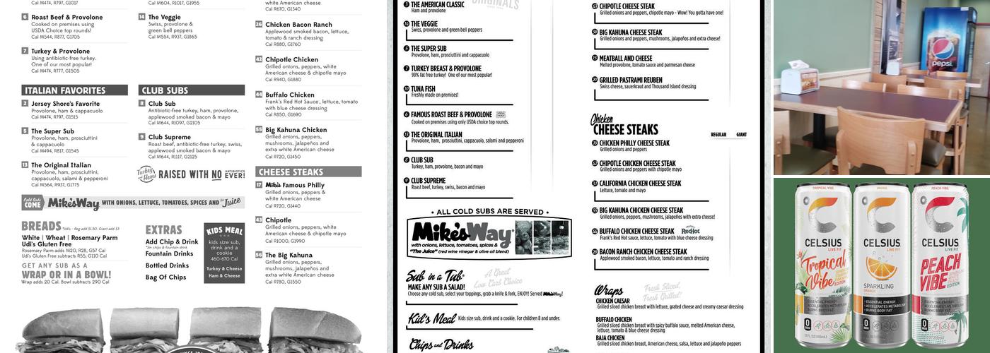 Jersey Mike's Subs Menu