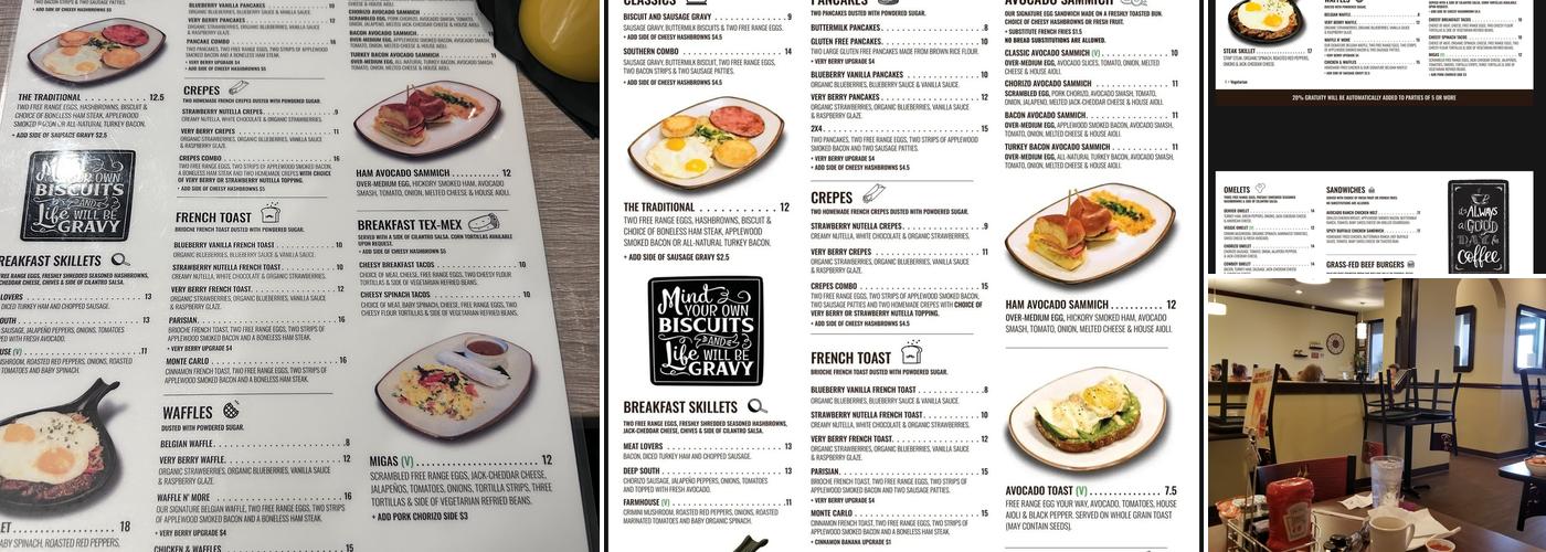 Egg House Cafe Menu