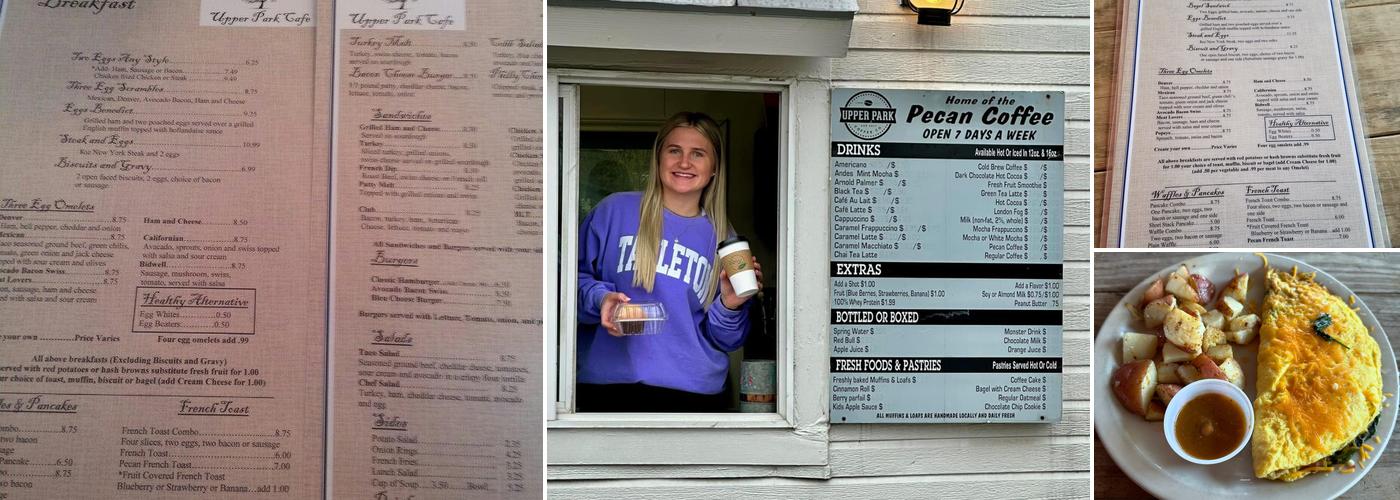 Upper Park Cafe Menu