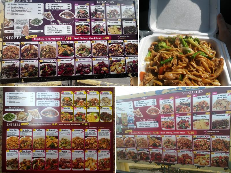 Oriental Express Menu