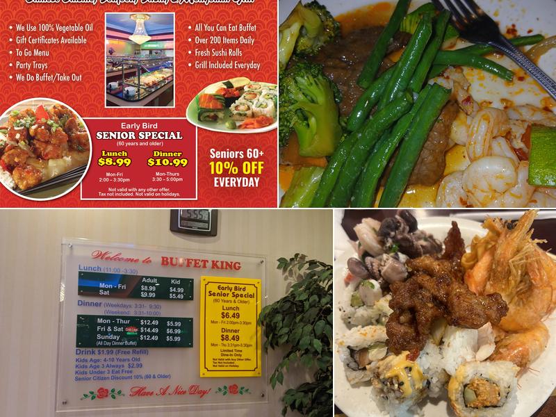 Buffet King Menu