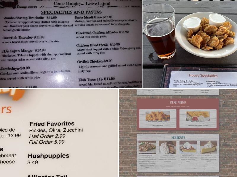 Frilly's Seafood Bayou Kitchen Menu