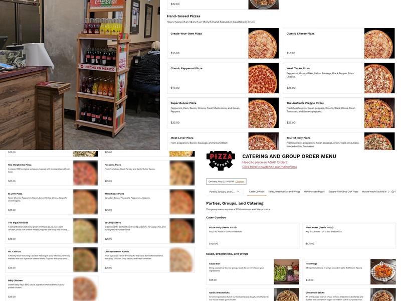 Midland Pizza Factory Menu