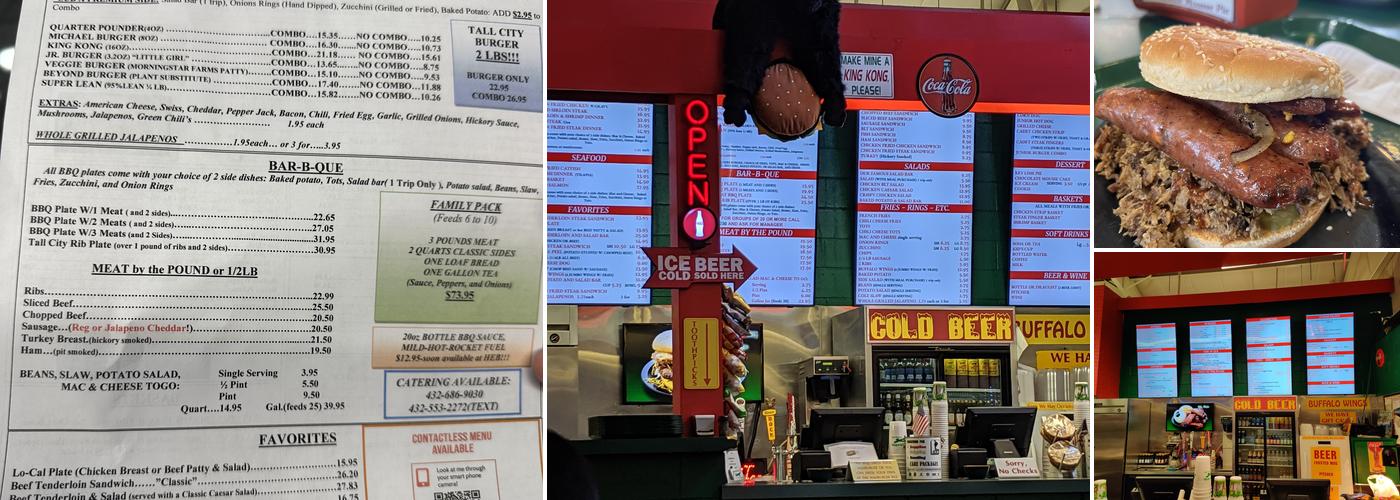 Michael's Charcoal Grill Menu