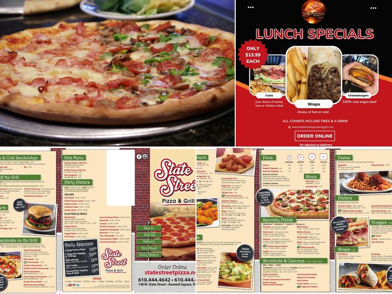 State Street Pizza & Grill Menu