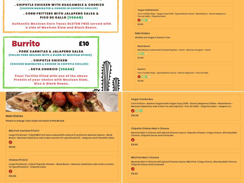 El Antojito Menu
