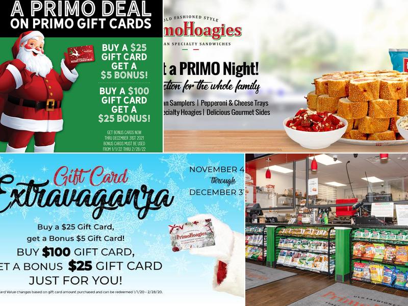 PrimoHoagies Menu